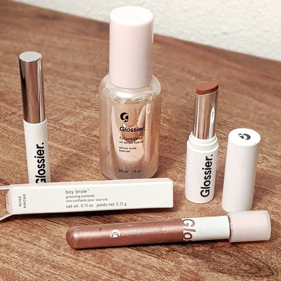 Glossier Other - Glossier: Futuredew, Boy Brow, Lidstar, Lipstick